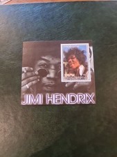 JIMI HENDRIX; Turkmenistan 2001 s/s 1 znaczek; MNH; Jimi Hendrix Experience; Rock