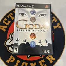 GoDai: Elemental Force PS2 (Sony PlayStation 2, 2002) Complete CIB Reg Card