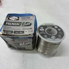 Harris 331756 Premier Silver Lead Free Wire Solder  1 lb. Spool