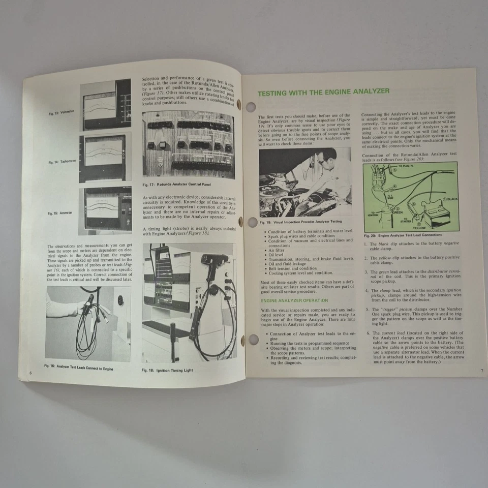 Ford Canada Using The Engine Analyzer Manual 1976 - Image 2 of 4