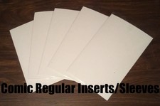 Resealable Comic Book Sleeves  Cardboard Inserts 20 Count 