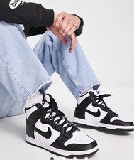 Nike Dunk Up High White Black W for sale | eBay