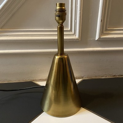 Atkin & Thymian Messing Lampe Tisch Beistell Nachttisch Modernist 12,5''