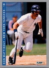 Don Mattingly - 1993 Fleer - 281 - Yankees