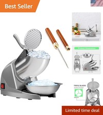 Professional Grade Ice Crusher - 286lbs/hr Capacity for Commercial & Home Use