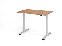 Hammerbacher Elektrisch HöHenverstellbarer Schreibtisch VXMST12/N/S Nussbaum