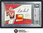 PATRICK MAHOMES II BGS 8.5 2017 PANINI IMMACULATE #104 ROOKIE PATCH AUTO RPA /99