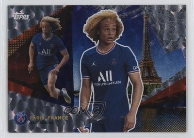 2021 Topps Paris Saint-Germain Team Set Our City Icy Foil Xavi Simons #28 0ef9