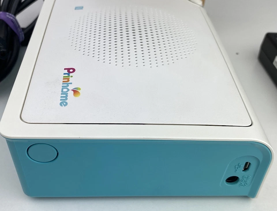 HiTi Prinhome Digital Photo Printer White Blue w/ Accessories Tested Power Cord - Image 4 of 4