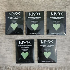 Lot of 5 NYX Hot Singles Eye Shadow Refills - HSS54 Dank Green NEW