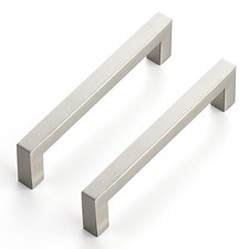 40 Pack 5" Brushed Nickel Cabinet Handles Drawer Pulls Kitchen Cupboard Hardware