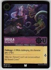 Ursula - Mad Sea Witch Cold Foil Uncommon Ursula's Return 57/204 Lorcana NM
