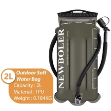 NEWBOLER TPU Detachable Drinking Tube Water Bag Large Capacity Outdoor Drinking 
