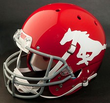 SMU MUSTANGS 1968-1972 Schutt AiR XP GAMEDAY Football Helmet SOUTHERN METHODIST