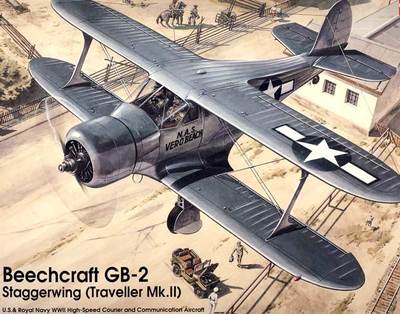 Roden Beechcraft GB-2 Staggerwing Traveller Mk.II Model Kit - 1:48 NEW