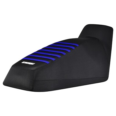 2020-2024 RIOT 8000 RIOT X 8000 ARCTIC CAT Seat Cover  ALL BLACK W/BLUE RIB #420