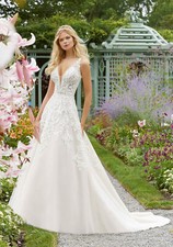 Mori Lee Wedding Dress 2041- Ivory - Size 14