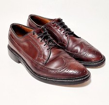 Allen Edmonds MacNeil 9097 Marrón Concha Cordobés Brogue Punta de Ala Zapatos Para Hombre 7US