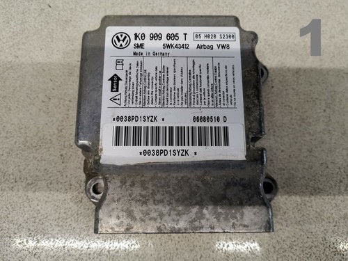 VW Golf 5 Airbagsteuergerät Steuergerät 1K0909605T   5WK43412
