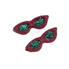 Factory Direct Craft Micro Miniature Red Sunglasses | 12 Pieces