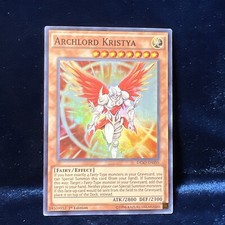 yugioh kristya deck Archlord DESO-EN050 Super Rare 1st Edition Near Mint add that target to your hand Updated Kristya Lightsworn with BUSTED