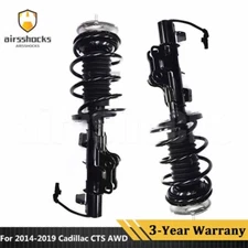 2X Front Electric Shock Suspension Strut Assemblies for 14-2019 Cadillac CTS 4WD