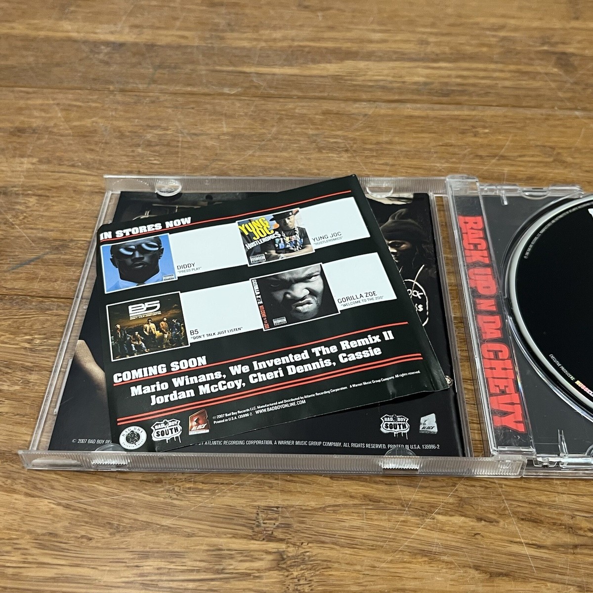 BOYZ N DA HOOD: SELF TITLE: BACK UP N DA CHEVY: CD'S Clean Hard