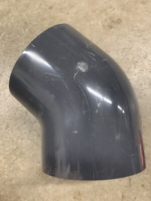 GF PIPING SYSTEMS 817-040 4'' SOCKET PVC 45 DEGREE ELBOW SCHED 80