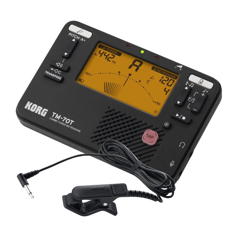 KORG TM-70C BK Stimmgert - Metronom Chromatisch inkl Контактный микрофон 13390₽