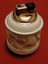 MEERSCHAUM TABLE LIGHTER CARVED ELEPHANT