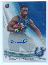 Kerwynn Williams 2013 Topps Platinum Frost Refractor Auto Rc 18/50 on card auto