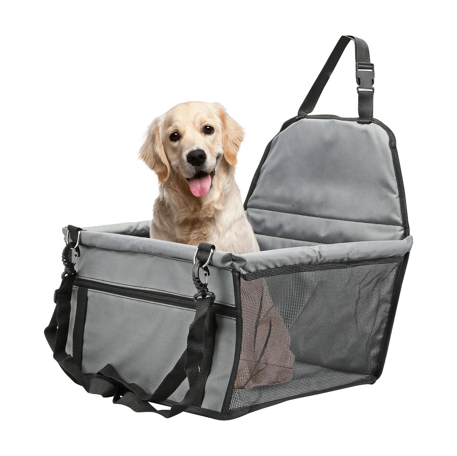 Folding Pet Dog Car Seat Safe Booster Cat Puppy Travel Carrier Bed Bag