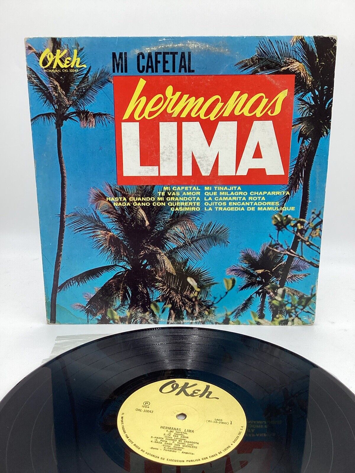 HERMANAS LIMA mi cafetal (64’ OKEH MEXICO VINYL LP) EX