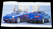 PORSCHE 968 Coupe Cabriolet Cabrio Prospekt Brochure plus Technik 1991 1992 G