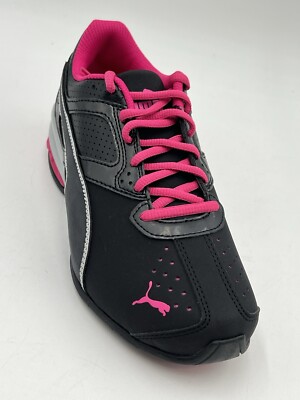 New PUMA Womens Tazon Cross-Trainer Shoe SZ BLK,SR,BEETROOT Purple  189877