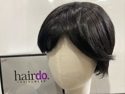 Hairdo Wispy Cut Wig Ebony/Black R2 Bang Pixie New In Box