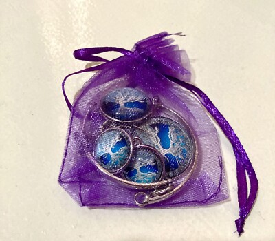 Tree of Life Design - Silverstone Earrings, Necklace, And Bracelet Set!