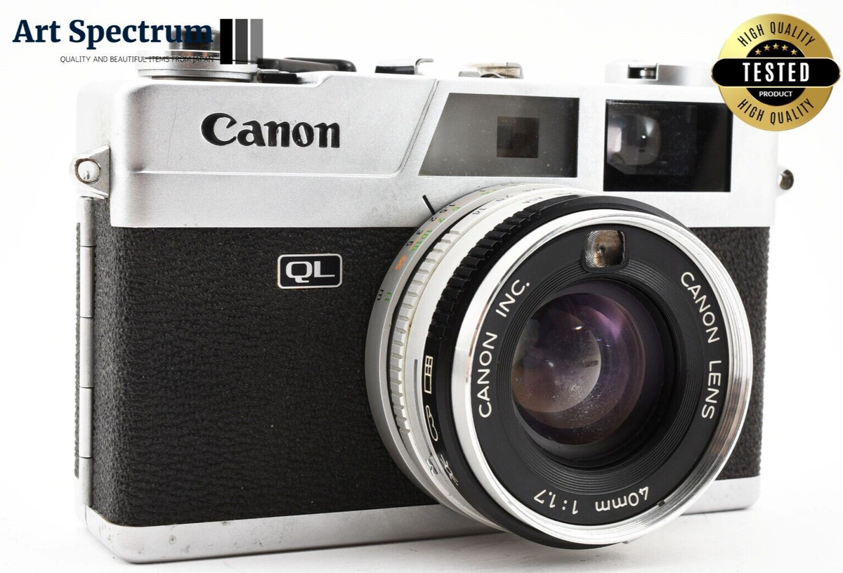 Exc+8] Canon Canonet QL17 40mm f1.7 Rangefinder 35mm Film Camera