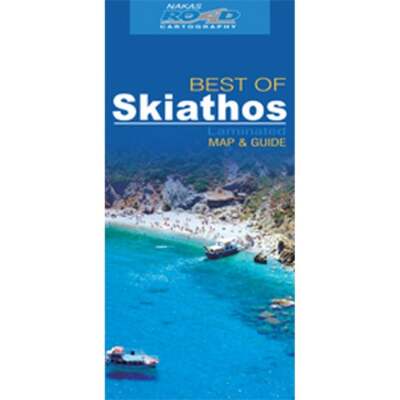 Greece 1:25k Skiathos Water-Resistant 'best of' tourist map with info-guide