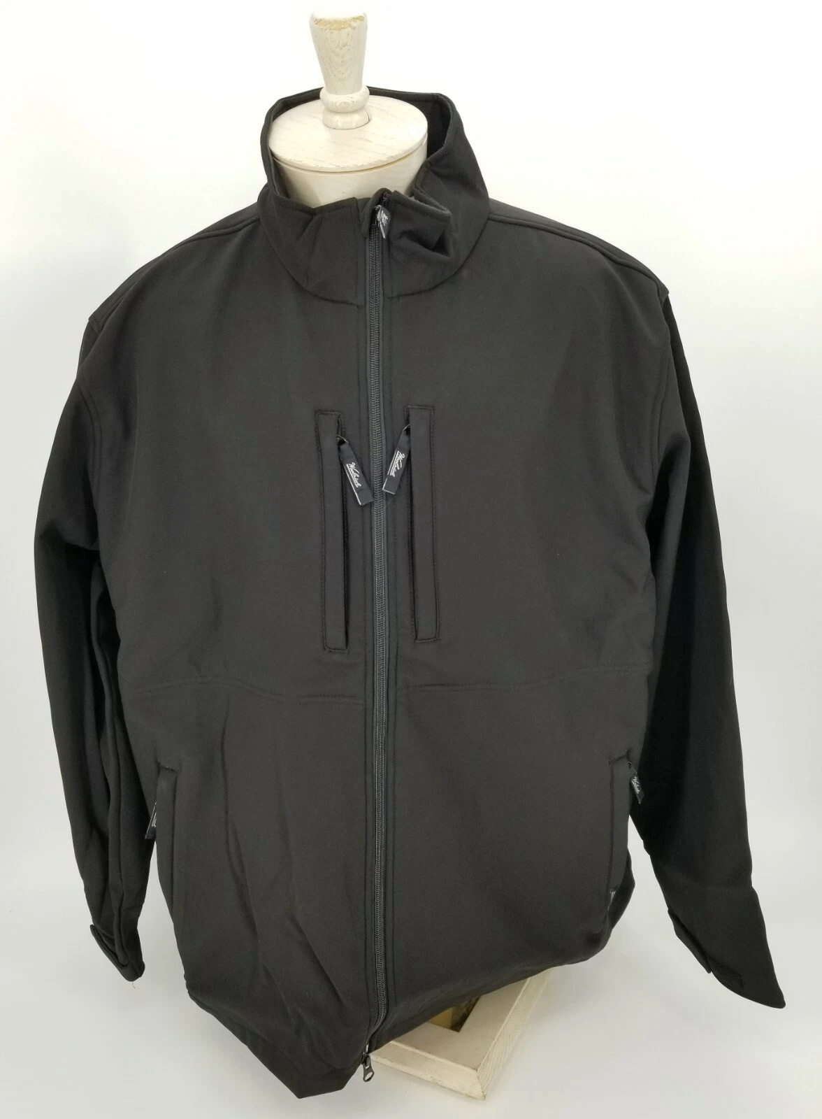 Woolrich Elite Soft Shell Tactical Jacket XL Black 44477 Discreet Conceal Carry