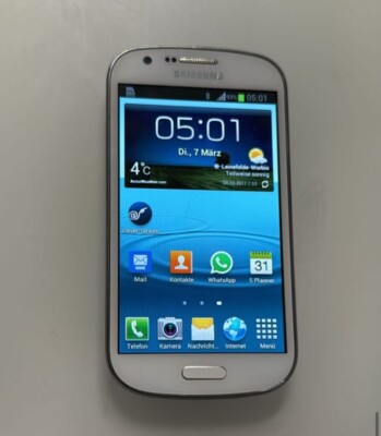 Samsung-Galaxy Express (GT-I8730) B Ware Weiß, Volle Funktion, Leichter Sprung,