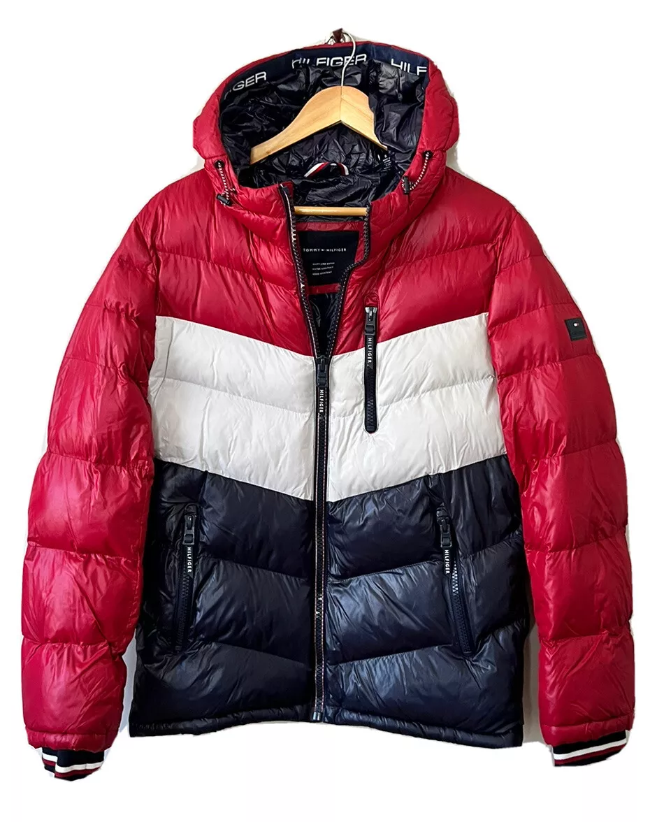 Tommy hilfiger coat top red white and blue