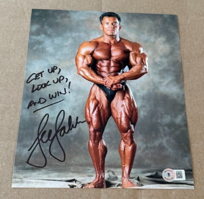 リー・ラブラダ 直筆サイン色紙 Lee Labrada IFBBプロ ボディビル LEE LABRADA SIGNED BOBYBUILDER 8X10 PHOTO BECKETT CERTIFIED BAS #4