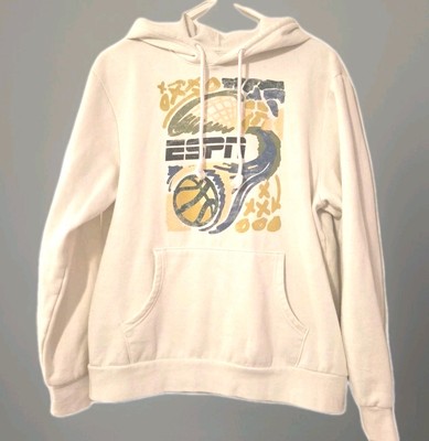 Women's Hoodie ESPN/Basketball/Sports Themed Cream Color Size Large NWOT