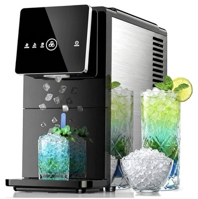 Nugget Ice Maker Countertop, 33LBS/24H Ice Machine with Soft Chewable Ice, One-C