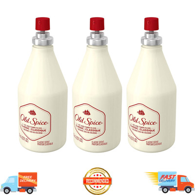 Old Spice Classic Scent Cologne for Men, 4.25 fl oz, 3 Pack, Long Lasting Scent