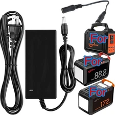 AC Adapter For POWSTREAM P168 167Wh / P82 88.8Wh / P822 Max 172Wh Power Station