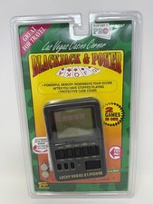 Lucky Vegas / Poker Las Vegas Casino Corner Handheld Game NEW 1994 2 Games In 1