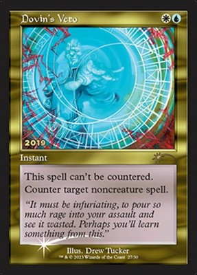 Dovin's Veto - Foil (30th Anniversary Play Promos) x1 - Unique & Misc Promos - N