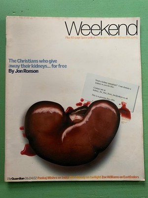 WEEKEND 6-April-2002 Jon Ronson Michelle Ryan Jessie Wallace Gregory Crewdson UK